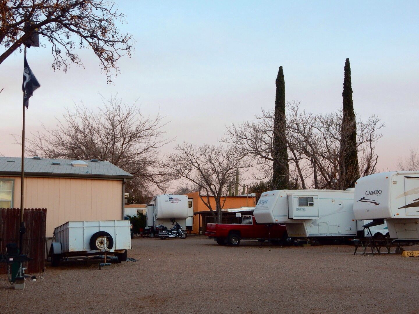 Winds of Destiny RVLife Wells Fargo RV Park 1/19/15 to 1/27/2015